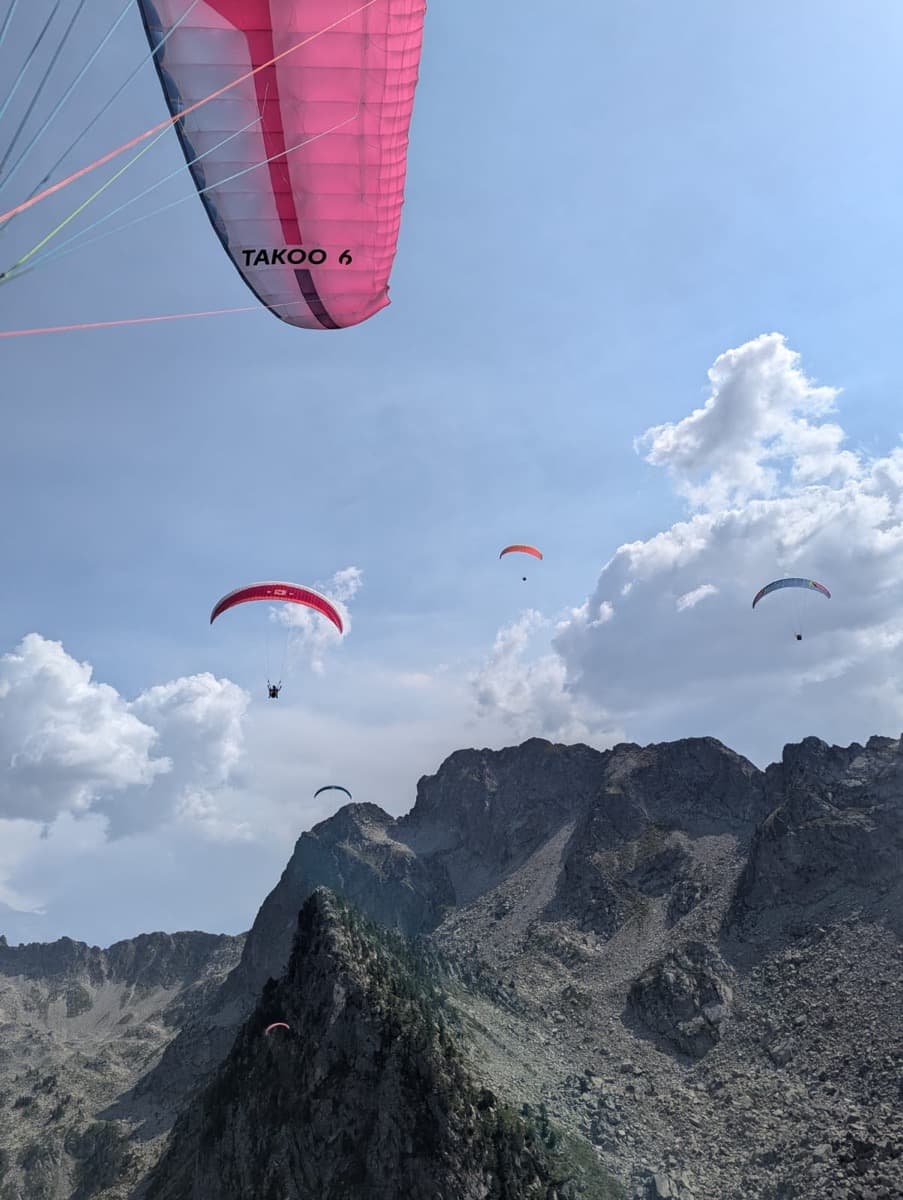 Parapente biplace montagnes