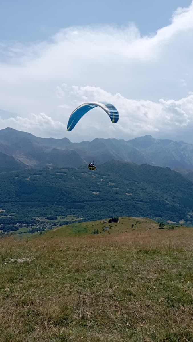 Décollage parapente